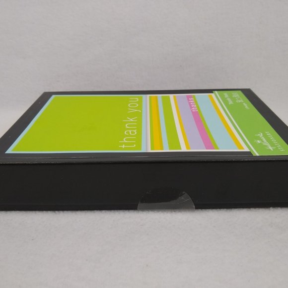 Hallmark Stationery Thank You Cards 2 Designs 50 Count with Envelopes Green NEW - Picture 6 of 6